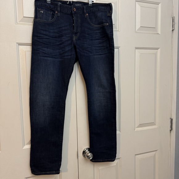 Scotch and Soda Jeans Mens 33x30 Blue Ralston Seven Shades of Blauw Never Worn - Picture 2 of 15